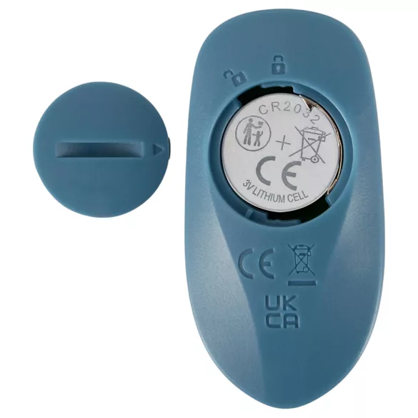 You2Toys - 3-delt påspændings-kaninvibrator med fjernbetjening (blå)