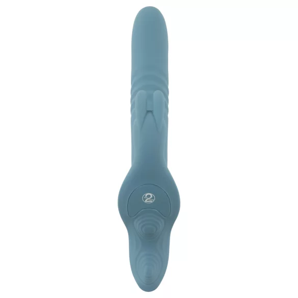You2Toys - 3-delt påspændings-kaninvibrator med fjernbetjening (blå)