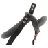 You2Toys - fjernbetjent dobbelt strap-on vibrator (sort)