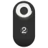 You2Toys - fjernbetjent dobbelt strap-on vibrator (sort)