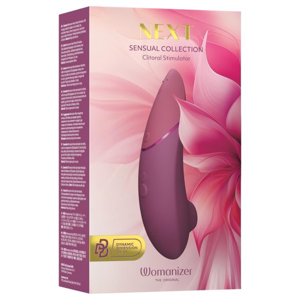 Womanizer Next - klitorisvibrator med trykbølger - genopladelig - pink