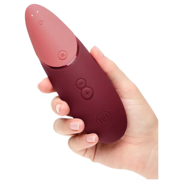 Womanizer Next - klitorisvibrator med lufttryk - genopladelig - bordeaux