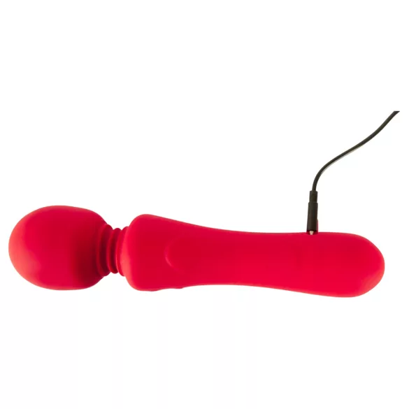Sweet Smile - genopladelig, vandtæt wand-vibrator (rød)