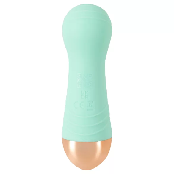 Cuties - genopladelig, vandtæt mini-vibrator (grøn)