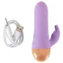 Cuties - genopladelig, vandtæt mini klitorisarm-vibrator (lilla)