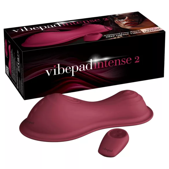 Vibepad Intense 2 - fjernbetjent vibrationspude (rød)