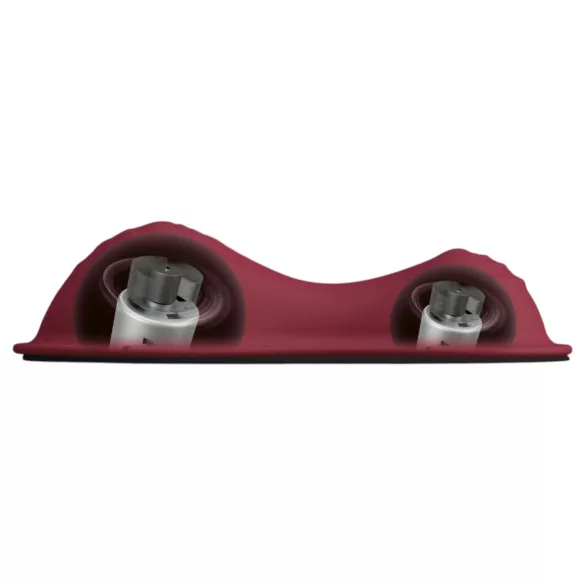 Vibepad Intense 2 - fjernbetjent vibrationspude (rød)