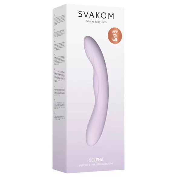 Svakom Selena - opvarmet, stødende G-punktsvibrator (lilla)
