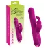 Sweet Smile - stødevibrator med roterende klitorishåndtag (pink)