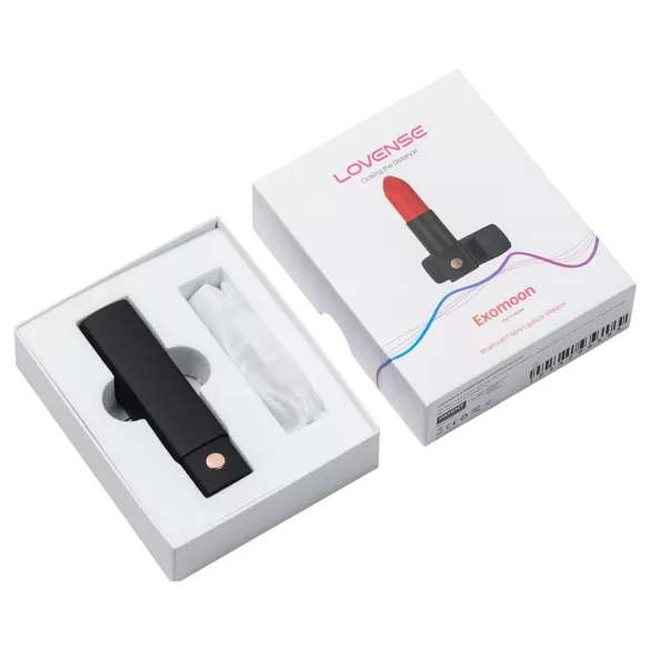 Lovense Exomoon - mini vibrator i læbestiftform (sort)