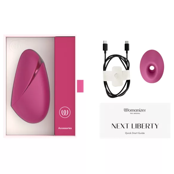 Womanizer Next Liberty - lufttryks‑klitorisstimulator (lyserød)