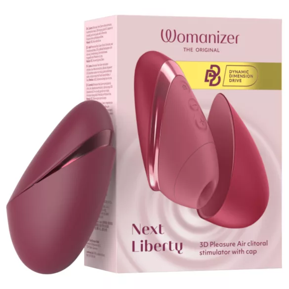 Womanizer Next Liberty - klitorisstimulator med luftbølger (rød)