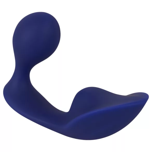 SMILE - fjernbetjent anal- og trussevibrator (blå)