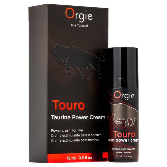 Orgie Touro Power - erektionsfremmende creme (15 ml)