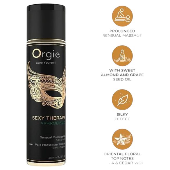 Orgie - massageolie - sanselig afrodisiakum - 200ml