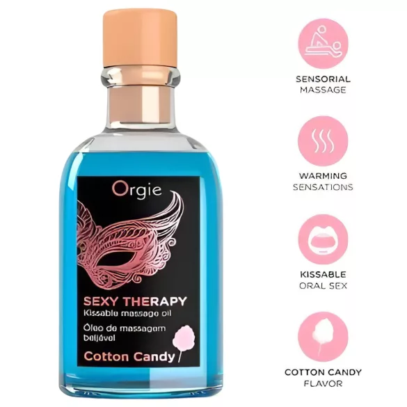 Orgie - massageoliesæt - candyfloss duft