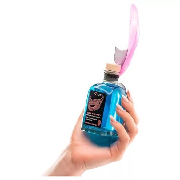 Orgie - massageoliesæt - candyfloss duft