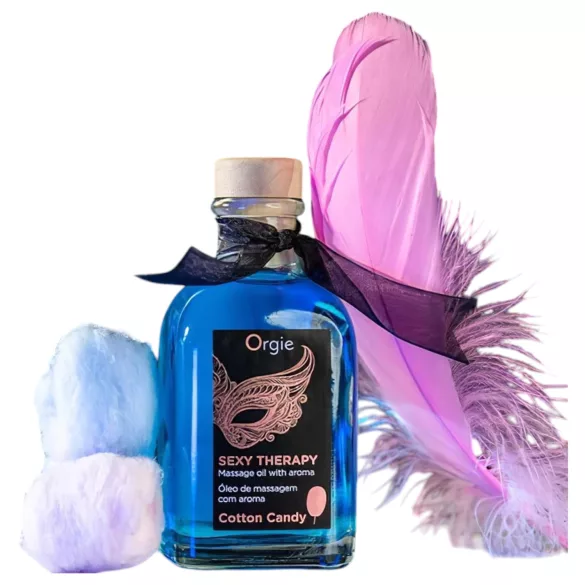 Orgie - massageoliesæt - candyfloss duft
