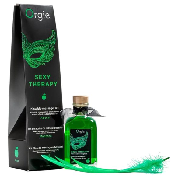 Orgie Sexy Therapy - massageoliesæt - æble