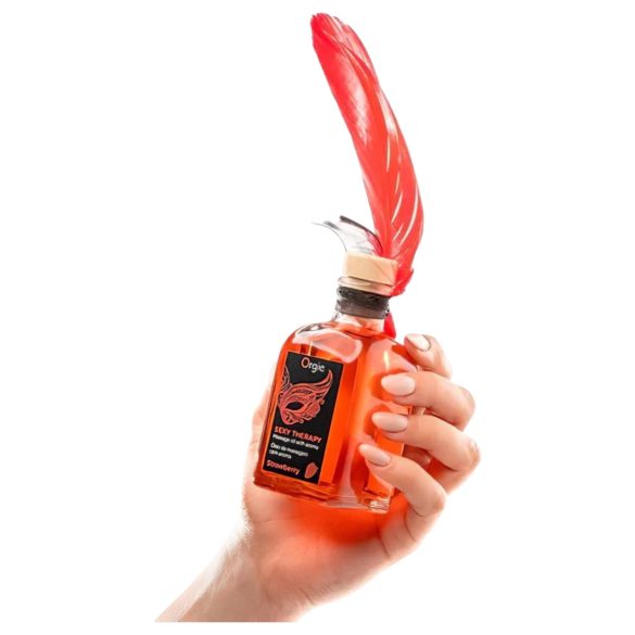 Orgie - massageoliesæt - jordbær