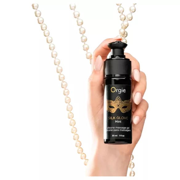 Orgie - perlekæde og massagegel - 30ml