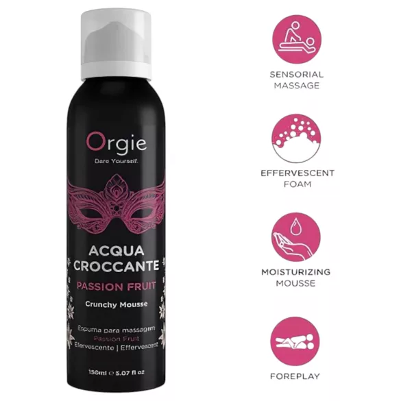Orgie - massage skum - passionsfrugt - 150ml