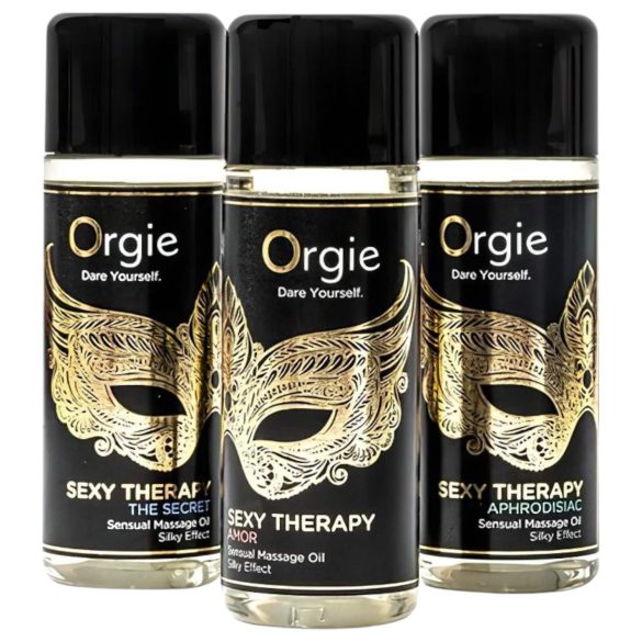 Orgie Sexy Therapy - sensuel massagesætsolie (3x30ml)