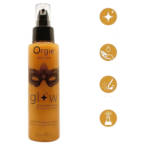 Orgie - kropsolie med glimmer - 110ml