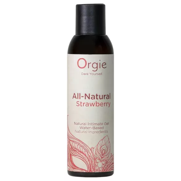 Orgie All Natural - vandbaseret glidegel - jordbær (150ml)