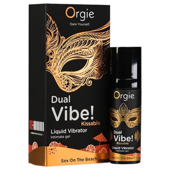 Orgie Dual Vibe - unisex flydende vibrator - Sex on the Beach (15ml)