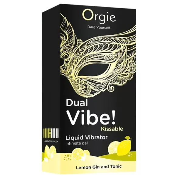 Orgie Dual Vibe - unisex flydende vibrator - Gin Tonic (15 ml)