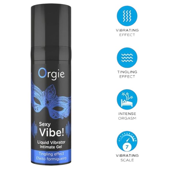 Orgie Bunny - vibratorisk penisring sæt - sort