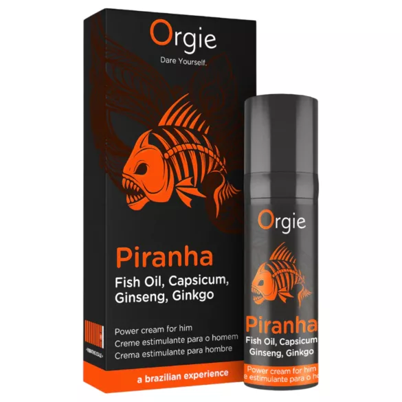 Orgie Piranha Power Cream - Stimulerende creme til mænd (15 ml)