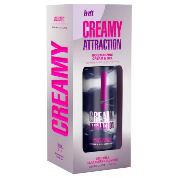 intt Creamy Attraction - kyssebar cremegel - brombær (100 ml)