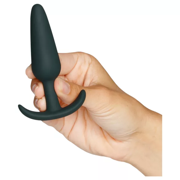 Amaysin - silikone anal-plug sæt (sort og grøn) - 3 stk.