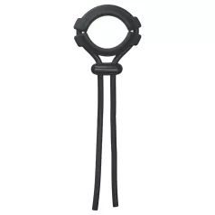 MR.MEMBR Tense - justerbar lasso-penisring (sort)
