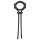 MR.MEMBR Tense - justerbar lasso-penisring (sort)