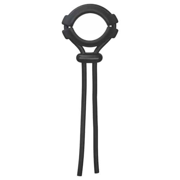 MR.MEMBR Tense - justerbar lasso-penisring (sort)