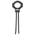 MR.MEMBR Tense - justerbar lasso-penisring (sort)