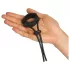 MR.MEMBR Tense - justerbar lasso-penisring (sort)