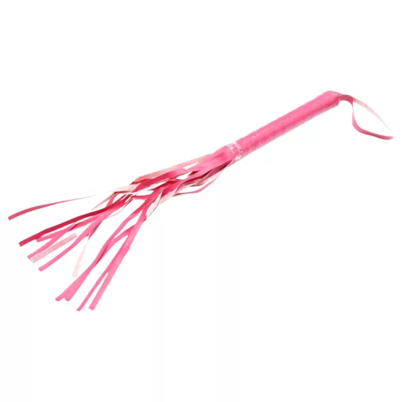 Pisk af kunstlæder BDSM domina ridepisk (pink, 42 cm)