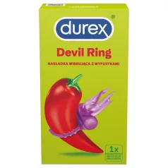 Durex Little Devil - vibrerende penisring - lilla