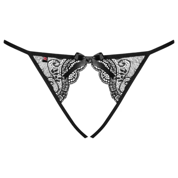 Obsessive Miamor - trusse - åben blonde mesh - sort - L/XL