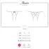 Obsessive Miamor - trusse - åben blonde mesh - sort - L/XL