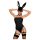Obsessive OB7008 - bunny kostume - sort - L/XL