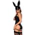 Obsessive OB7008 - bunny kostume - sort - L/XL