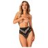 Obsessive Olvidia - blomsterdekoreret trusse (sort) - M/L