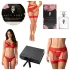 Obsessive Aloisa - lingeriegavesæt - 6 dele - rød - L/XL