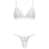 Obsessive Weddya Bride - todelt brudesæt (hvid) - L/XL