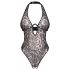 Obsessive Addia - leopardmønstret åben body